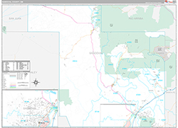 Sandoval County Wall Map Premium Style 2026