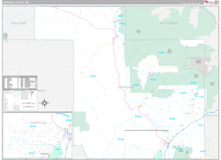Sandoval County, NM Wall Map Premium Style 2024