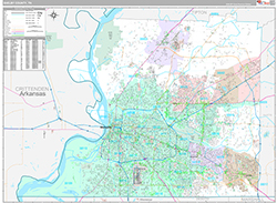 Shelby County Wall Map Premium Style 2026