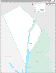 SkagwayBorough (County), AK Wall Map Premium Style 2026