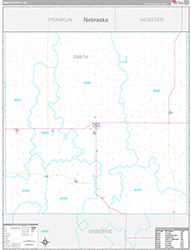 Smith County Wall Map Premium Style 2026
