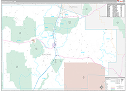 Socorro County Wall Map Premium Style 2026