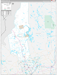 Somerset County Wall Map Premium Style 2026