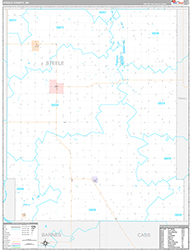 Steele County Wall Map Premium Style 2026