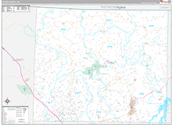 Stokes County Wall Map Premium Style 2026