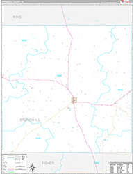 Stonewall County Wall Map Premium Style 2026
