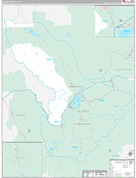Summit County Wall Map Premium Style 2026