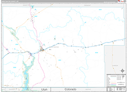 Sweetwater County Wall Map Premium Style 2026