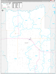 Tripp County Wall Map Premium Style 2026