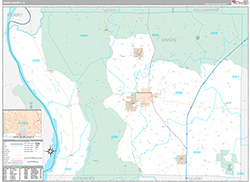 Union County Wall Map Premium Style 2026