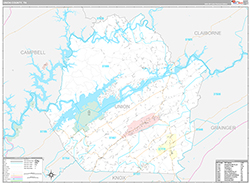 Union County Wall Map Premium Style 2026