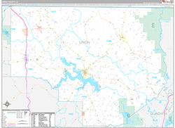 UnionParish (County), LA Wall Map Premium Style 2026