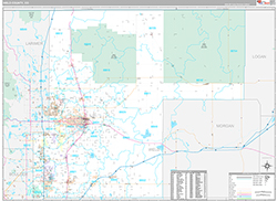 Weld County Wall Map Premium Style 2026
