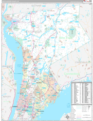 Westchester County, NY Wall Map Premium Style 2024