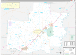 White County, AR Wall Map Premium Style 2024