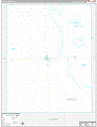 Wichita County Wall Map Premium Style 2026