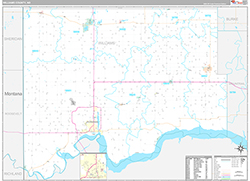 Williams County Wall Map Premium Style 2026