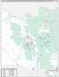 Yavapai County Wall Map Premium Style 2026