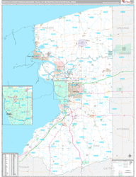 Buffalo-Cheektowaga-Niagara Falls Metro Area, NY Maps