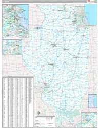 Illinois Zip Code Map