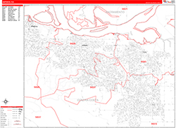 Red Line Map Example