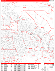 Red Line Map Example