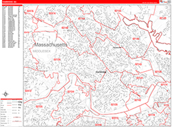 Red Line Map Example