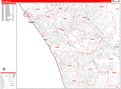 Red Line Map Example