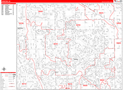 Red Line Map Example