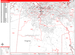 Red Line Map Example
