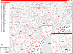 Red Line Map Example