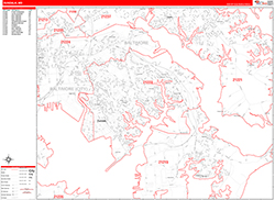Red Line Map Example