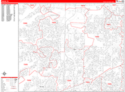 Red Line Map Example