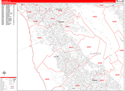 Red Line Map Example