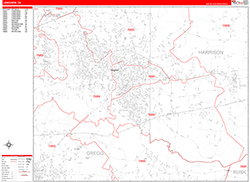 Red Line Map Example