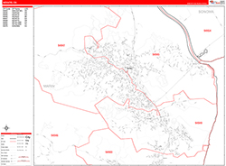Red Line Map Example