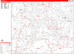 Red Line Map Example