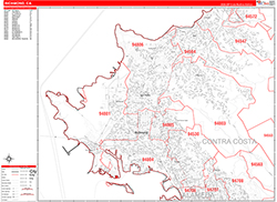Red Line Map Example