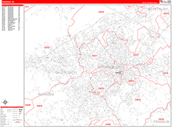 Red Line Map Example