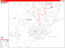 Red Line Map Example