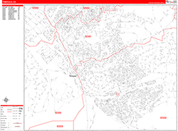 Red Line Map Example