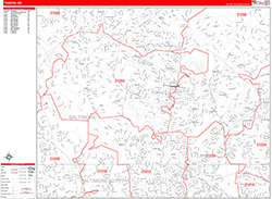 Red Line Map Example