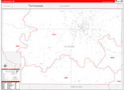 Red Line Map Example