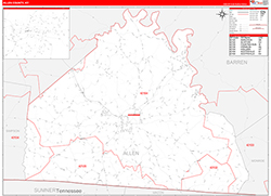 Red Line Map Example