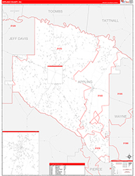 Red Line Map Example