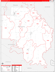 Red Line Map Example