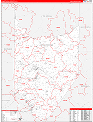 Red Line Map Example