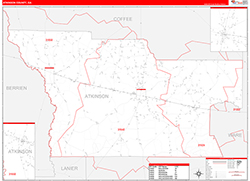 Red Line Map Example