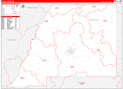 Red Line Map Example
