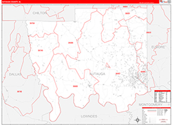 Red Line Map Example